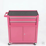 PINK 2 Drawer, 2 Door trolley-Furniture-Generic-Melbourne Tattoo Supplies