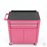 PINK 2 Drawer, 2 Door trolley-Furniture-Generic-Melbourne Tattoo Supplies