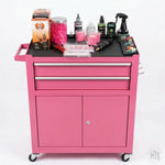 PINK 2 Drawer, 2 Door trolley