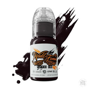 PLUMB ISLAND BLACK - WORLD FAMOUS-tattoo ink-World Famous-1oz-Melbourne Tattoo Supplies