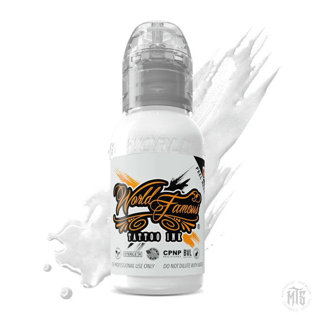 PORTRAIT WHITE - WORLD FAMOUS-tattoo ink-World Famous-1oz-Melbourne Tattoo Supplies