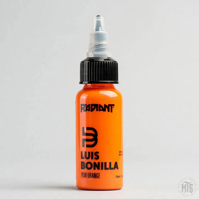 POW ORANGE - RADIANT LUIS BONILLA SERIES-tattoo ink-Radiant Ink-Melbourne Tattoo Supplies