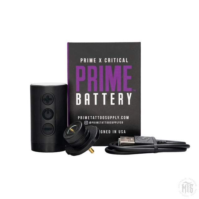 PRIME Battery + Magnetic RCA Converter-Tattooing Machines-Tatsoul-Melbourne Tattoo Supplies