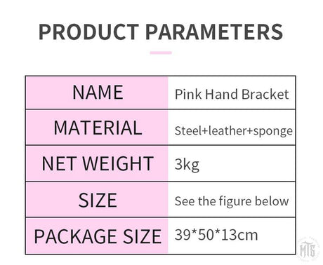 Pink Tattoo Arm Rest-Furniture-Generic-Melbourne Tattoo Supplies