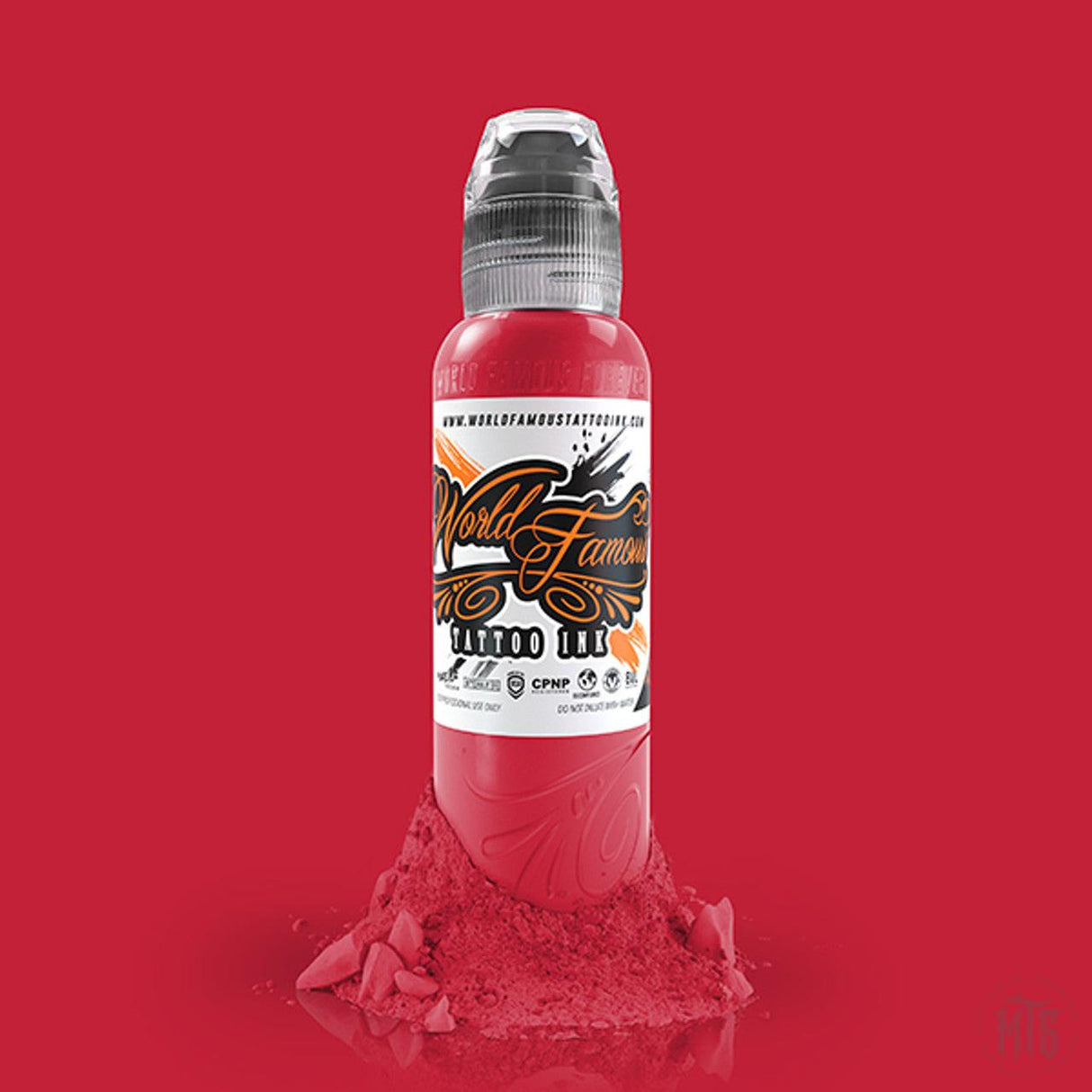 ROSE RED - WORLD FAMOUS-tattoo ink-World Famous-Melbourne Tattoo Supplies