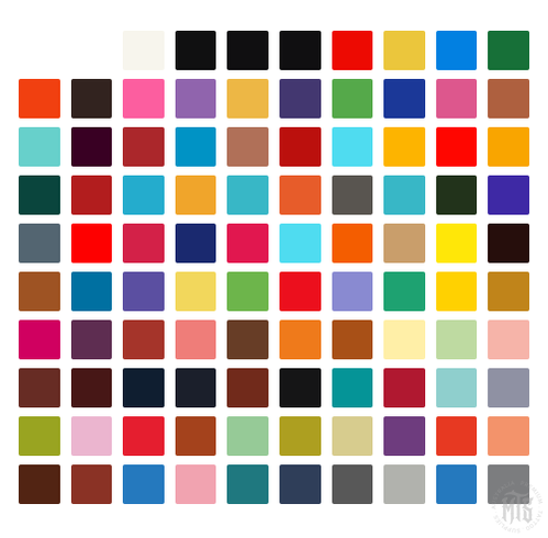 Radiant 101 colour Ink Set-tattoo ink-Radiant Ink-1oz-Melbourne Tattoo Supplies