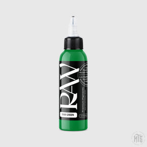 Raw Green - RAW-tattoo ink-Raw Pigments-1oz-Melbourne Tattoo Supplies