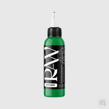 Raw Green - RAW-tattoo ink-Raw Pigments-1oz-Melbourne Tattoo Supplies