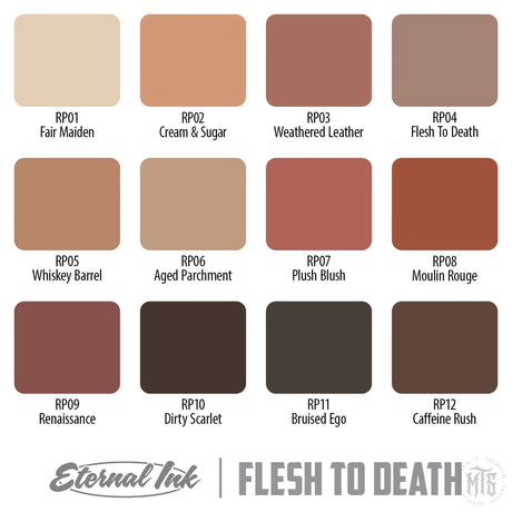 Rich Pineda Flesh To Death - Eternal Ink-tattoo ink-Eternal Ink-Melbourne Tattoo Supplies