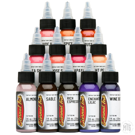 Ron Russo Portrait Skin Tones Set-tattoo ink-Eternal Ink-Melbourne Tattoo Supplies