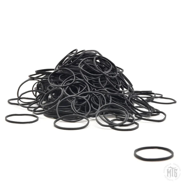 Rubber Bands-Tattoo Supplies-AVA-Black-Melbourne Tattoo Supplies