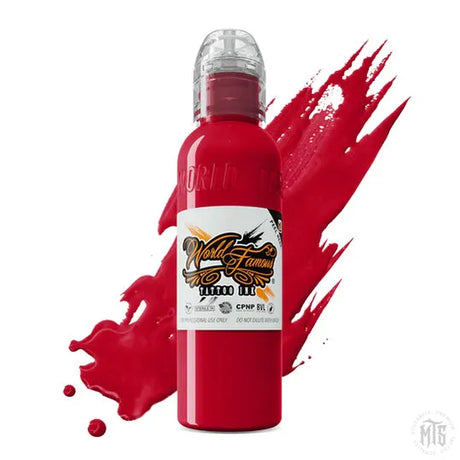SAMUEL O'REILLY RED - WORLD FAMOUS-tattoo ink-World Famous-1oz-Melbourne Tattoo Supplies