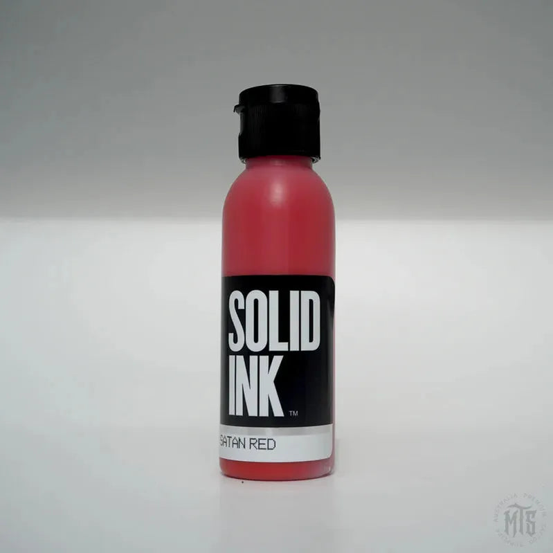 SATAN RED - SOLID INK OLD PIGMENTS - 2OZ-tattoo ink-Solid Ink-Melbourne Tattoo Supplies