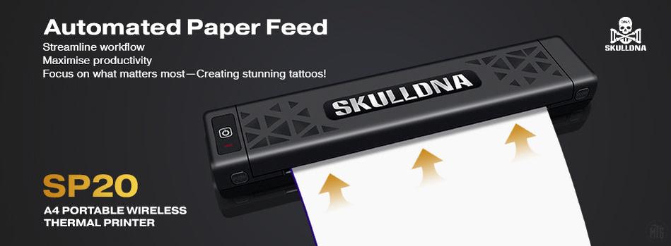 SKULLDNA Bluetooth stencil printer-Tattoo Supplies-AVA-Melbourne Tattoo Supplies