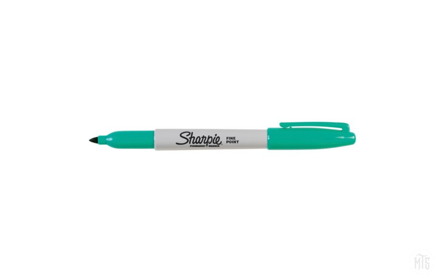 Sharpie - Fine Point Permanent Marker-Consumables-Sharpie-Aqua-Melbourne Tattoo Supplies
