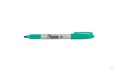 Sharpie - Fine Point Permanent Marker-Consumables-Sharpie-Aqua-Melbourne Tattoo Supplies