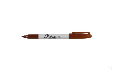 Sharpie - Fine Point Permanent Marker-Consumables-Sharpie-Brown-Melbourne Tattoo Supplies