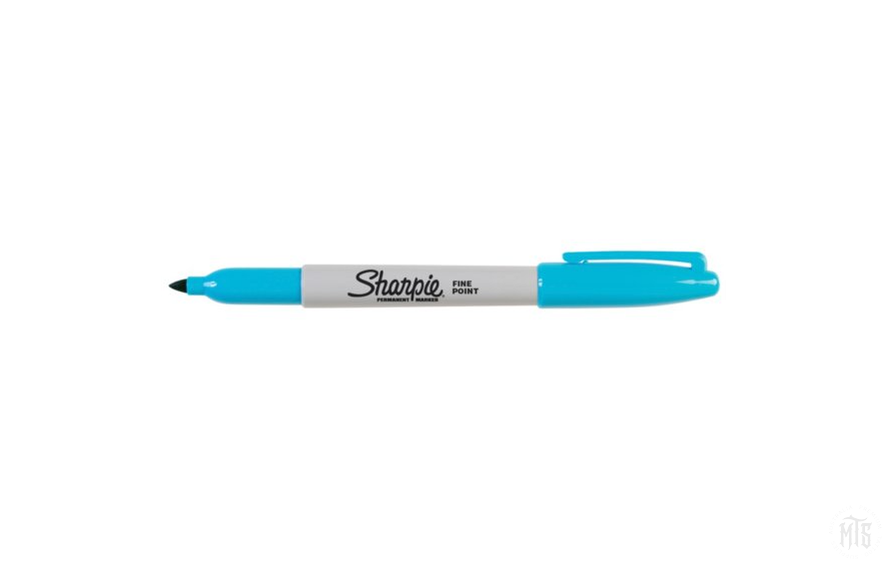 Sharpie - Fine Point Permanent Marker-Consumables-Sharpie-Light Blue-Melbourne Tattoo Supplies
