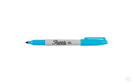 Sharpie - Fine Point Permanent Marker-Consumables-Sharpie-Light Blue-Melbourne Tattoo Supplies