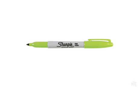 Sharpie - Fine Point Permanent Marker-Consumables-Sharpie-Light Green-Melbourne Tattoo Supplies
