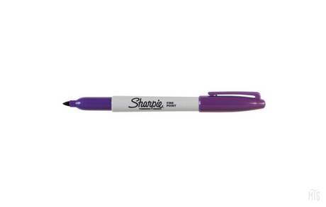 Sharpie - Fine Point Permanent Marker-Consumables-Sharpie-Purple-Melbourne Tattoo Supplies