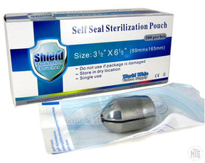 Shield Sterilization Pouches-Tattoo Supplies-Shield Brand-89mm x 165mm-Melbourne Tattoo Supplies