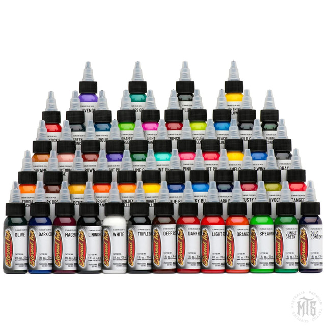 Silver 50 Set - Eternal Ink 1oz-tattoo ink-Eternal Ink-Melbourne Tattoo Supplies