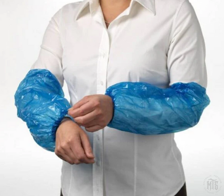 Sleeve Covers Disposable 100pk-Consumables-AVA-Blue-Melbourne Tattoo Supplies