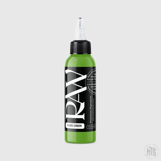 Slime Green - RAW-tattoo ink-Raw Pigments-1oz-Melbourne Tattoo Supplies