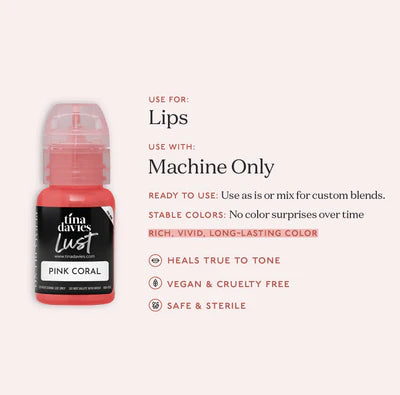 Tina Davies x Perma Blend - LUST - Pink Coral