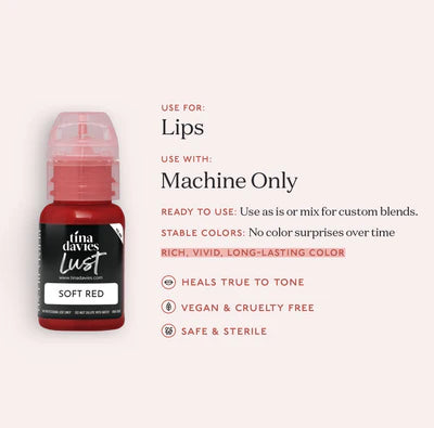 Tina Davies x Perma Blend - LUST - Soft red