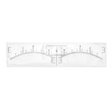 Disposable Eyebrow Ruler Stickers — Roll of 50