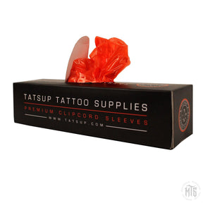 Tatsup Premium Clipcord Sleeves-Consumables-Tatsup/Livingstone- Accessories-BOX of 250 (Black)-Melbourne Tattoo Supplies