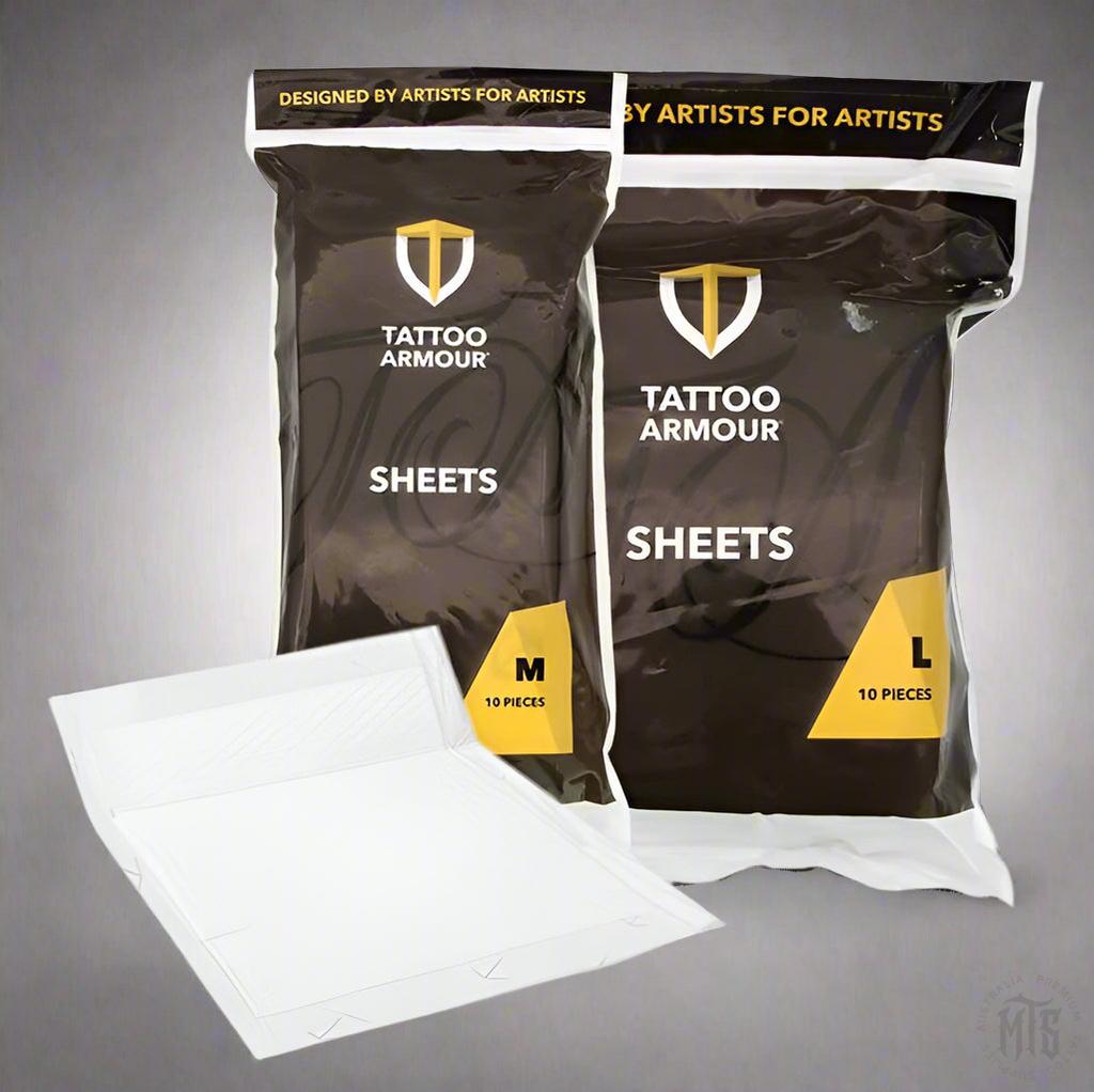 Tattoo Armour Sheets - Artist bundle packs-Consumables-Tattoo Armour-1xM 1xL 1xXL-Melbourne Tattoo Supplies