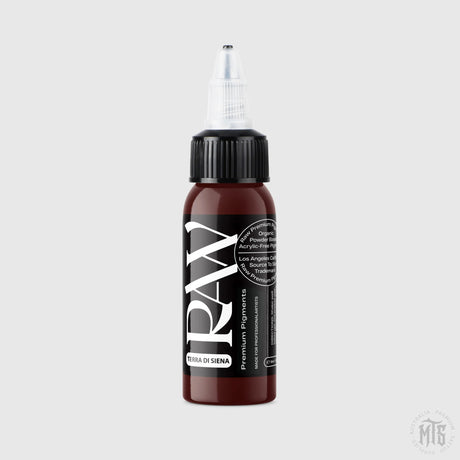 Terra Di Siena - RAW-tattoo ink-Raw Pigments-1oz-Melbourne Tattoo Supplies