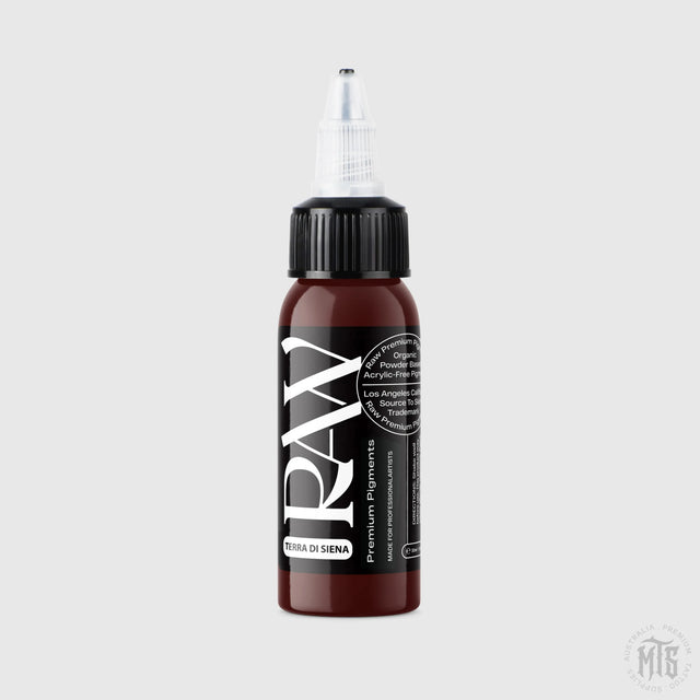 Terra Di Siena - RAW-tattoo ink-Raw Pigments-1oz-Melbourne Tattoo Supplies