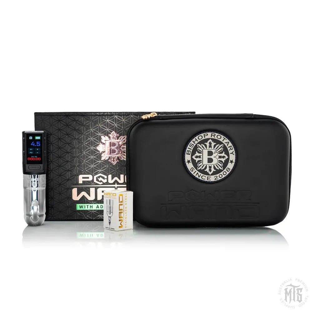 The Power Wand Stainless Steel Packer Full Set - Bishop-Tattooing Machines-Bishop-Stainless Steel Packer and Stainless steel grip Bundle-Melbourne Tattoo Supplies