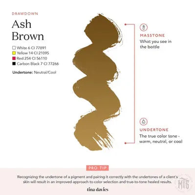 Tina Davies x Perma Blend - Ash Brown-tattoo ink-Tina Davies-Melbourne Tattoo Supplies