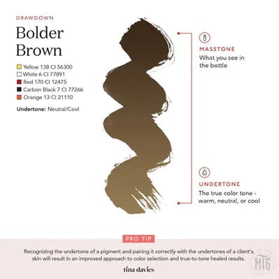 Tina Davies x Perma Blend - Bolder Brown-tattoo ink-Tina Davies-Melbourne Tattoo Supplies
