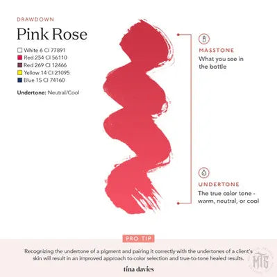 Tina Davies x Perma Blend - ENVY - Pink Rose-tattoo ink-Tina Davies-Melbourne Tattoo Supplies