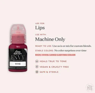 Tina Davies x Perma Blend - ENVY - Wine-tattoo ink-Tina Davies-Melbourne Tattoo Supplies