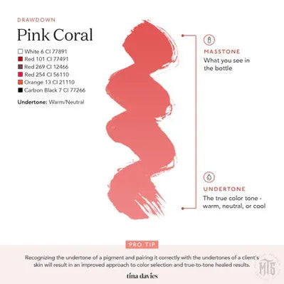 Tina Davies x Perma Blend - LUST - Pink Coral-tattoo ink-Tina Davies-Melbourne Tattoo Supplies