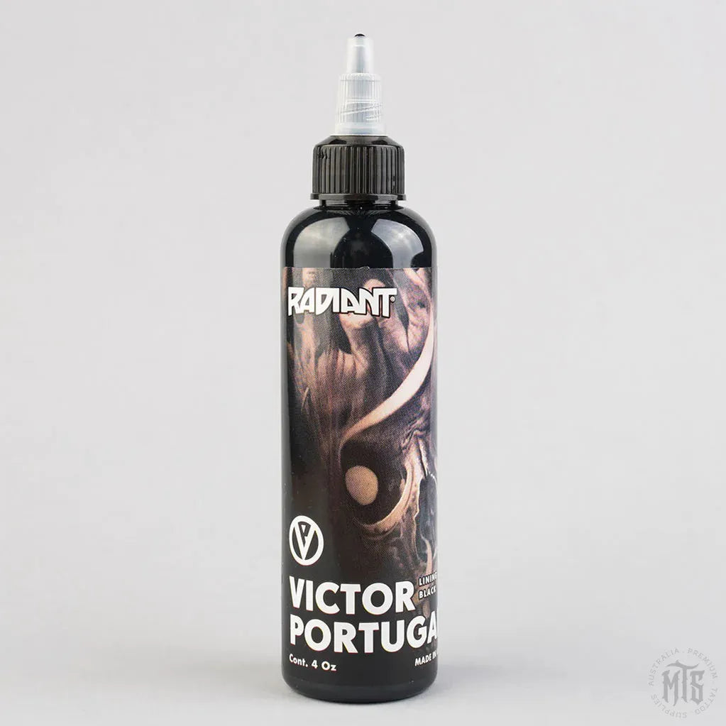 Victor Portugal Ink Lining - Radiant ink 4oz-tattoo ink-Radiant Ink-4oz-Melbourne Tattoo Supplies