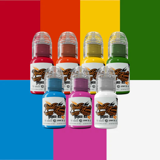 WORLD FAMOUS 7 COLOR SIMPLE SET - 1/2OZ.