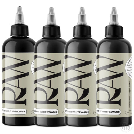 White Wash Individuals - Raw-tattoo ink-Raw Pigments-1oz-Extra Light Whitewash-Melbourne Tattoo Supplies