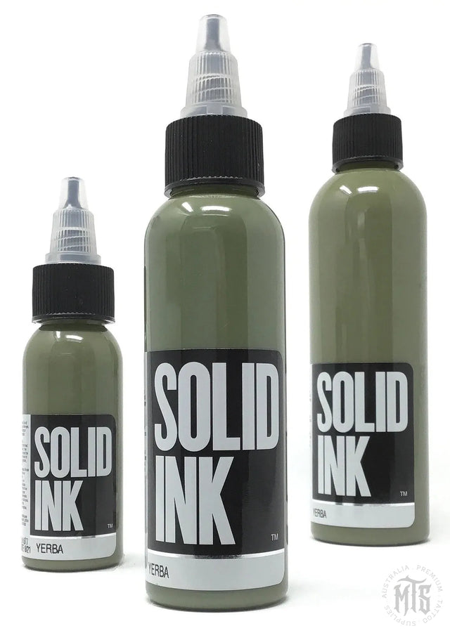 Yerba - Solid Ink-tattoo ink-Solid Ink-1oz-Melbourne Tattoo Supplies