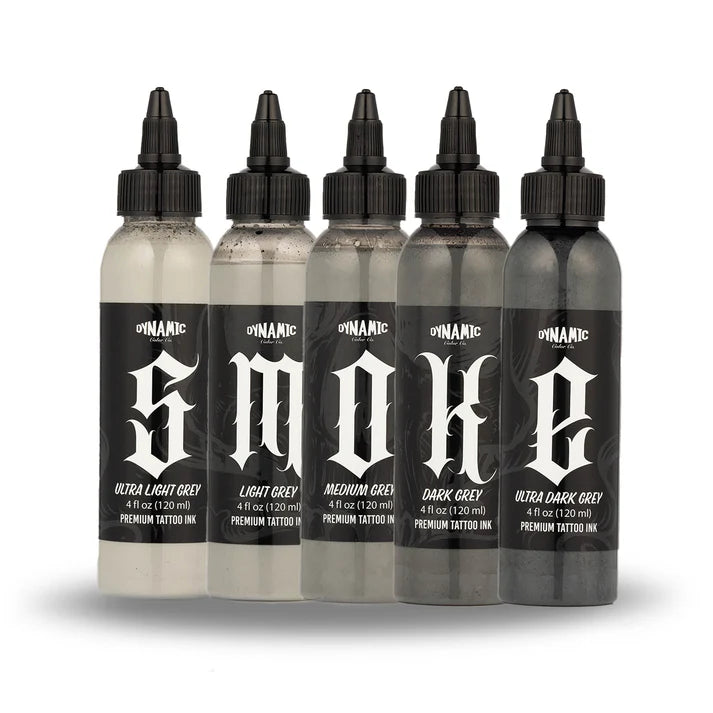 Dynamic Smoke Opaque Grey ink set