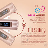 e2 wireless makeup pen-Tattooing Machines-AVA-Black-Melbourne Tattoo Supplies