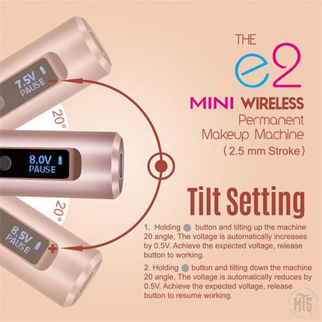 e2 wireless makeup pen-Tattooing Machines-AVA-Black-Melbourne Tattoo Supplies