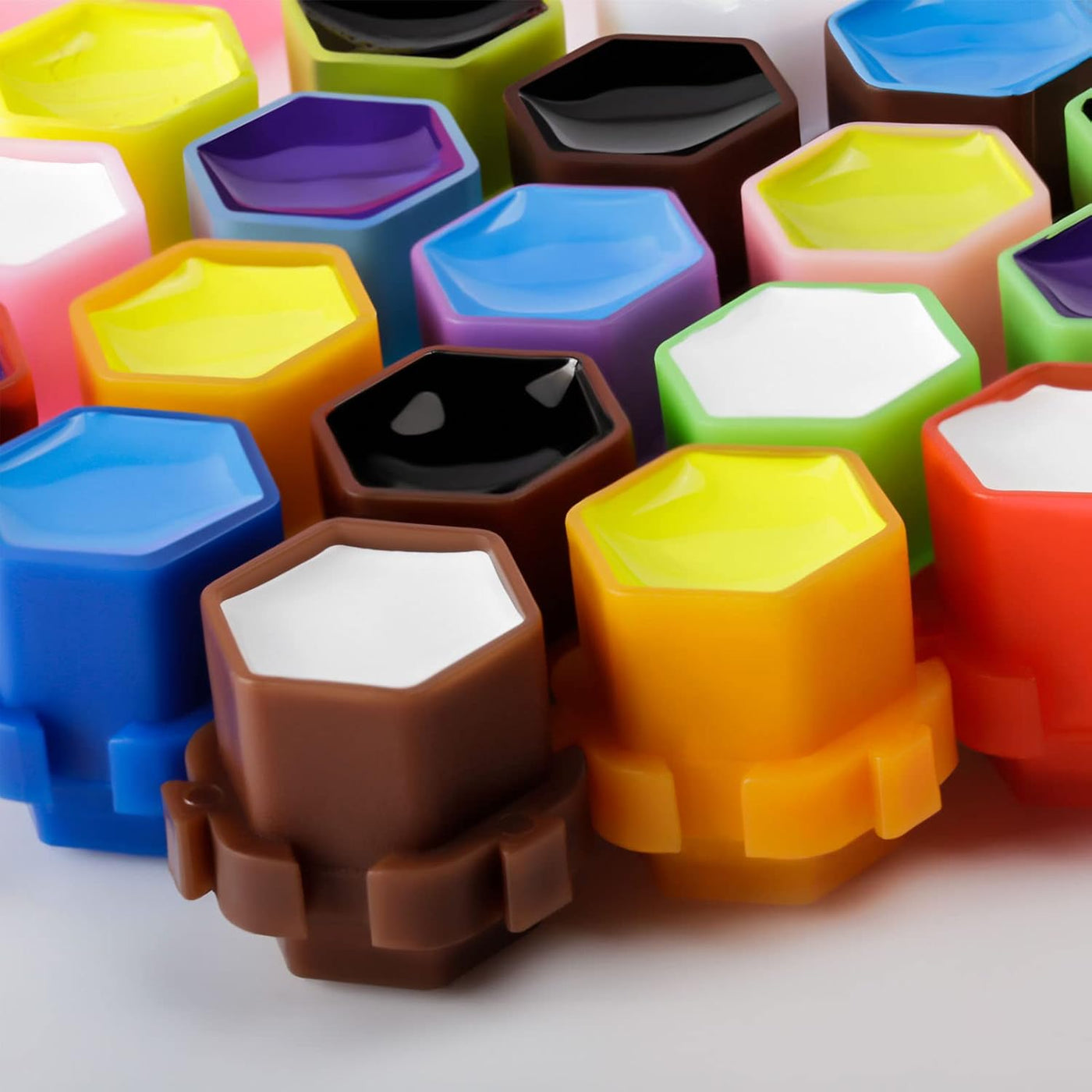 Hex Ink Cups - connectable